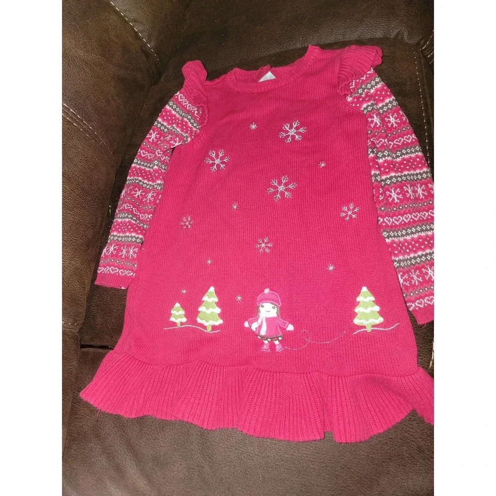 Gymboree winter‎ cheer sweater dress size 5t
